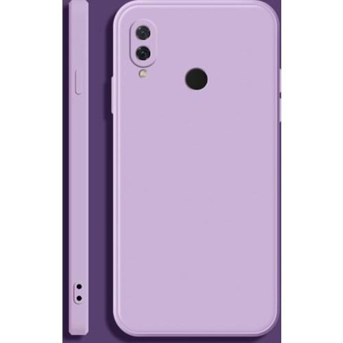For Huawei Nova 3 Soft TPU Silicone Protective Square Phone Case Simple Purea Colors Back Cover Fundas