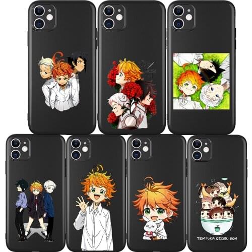 New Anime The Promised Neverland for IPhone 12 Pro Max 5 6 6S 7 8 SE 2020 Plus X XS XR 11 Pro Max Phone Case Cover Funda cover