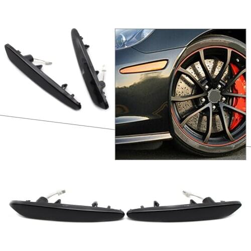 Front Bumper Side Marker Light Lamp For Chevy Corvette C6 2005 2006 2007 2008 2009 2010 2011 2012 2013