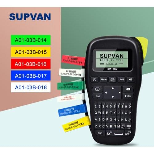 Supvan LP5120M Labeler Thermal Transfer Labels 17 Kinds of Languages Printer Labeling Machine Portable Labels Printing Machine