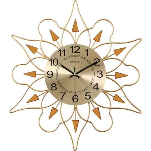 Simple Light Luxury Style Home Decoration Wall Clock Silent Clock Art Fashion Watch