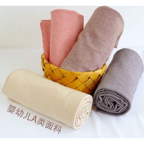 Shurong Stretchy Cotton Knitted Fabric Baby Knitted Jersey Fabric for DIY sewing craft fashion apparel cotton fabric 50*165cm