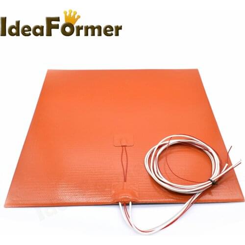 3D Printer Parts Silicone Heating Pad Heater Waterproof 200mmx200mm 110v 220v 160w/300mmx300mm 110v 360w For 3D Printer Hot Bed