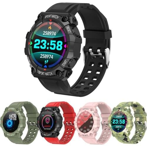 FD68 Smart Watch Outdoor Sports Digital Wirstwatch Heart Rate Blood Pressure Monitor Step Counter Fitness Tracker for Men Women