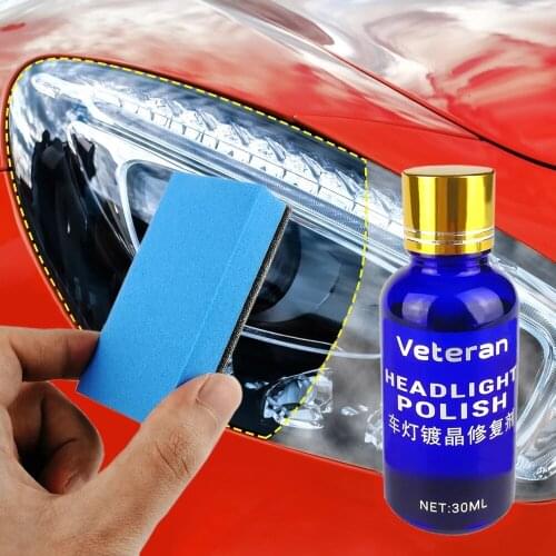 Car Headlight Repair Agent H5 Headlight Restoration Oxidation Liquid Kit 30ML Headlight Polishing Anti-scratch Maintenance