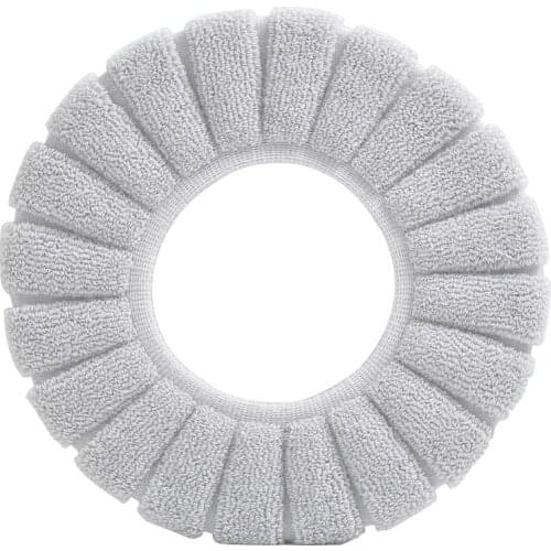 Universal Soft Heated Toilet Seat Mat Set For Home Closestool Mat Seat Case Warmer Toilet Lid Cover Bathroom Products