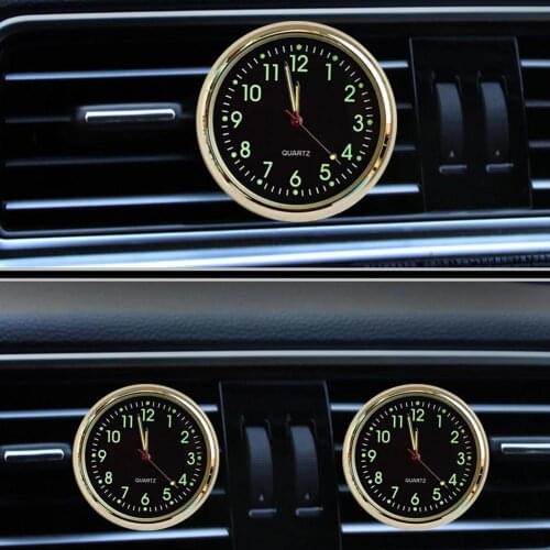 1pcs Brand New Fine Workmanship Nice Appearance Fine Car Mini Metal Watch Automotive Styling Accessories Gifts Car Ornamenta