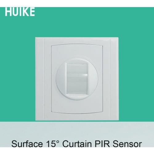 1pcs wired infrared detector 86mm case wall mounted PIR Motion sensor for alarm system or Smart control NC NO relay output