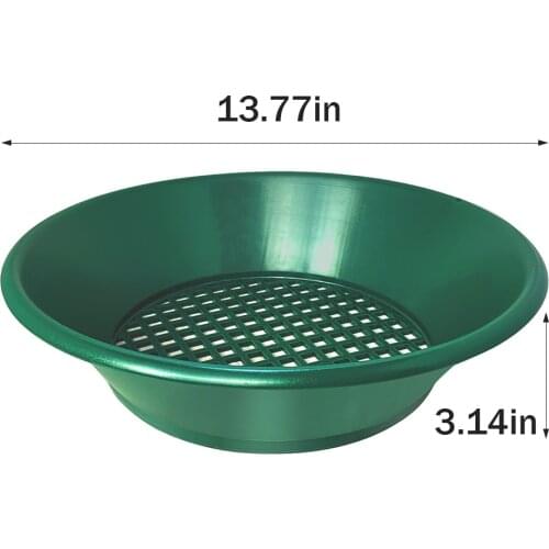 SPYONWAY 14 Inches Gold Sieve New Green Plastic River Nugget Sifting Classifier Gold Prospecting Sluice Box Promotion