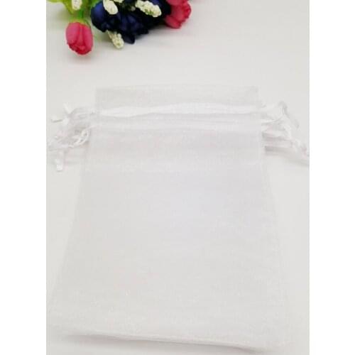 200pcs Organza Bag Jewelry Bags Pouch 30x40cm Jewelry Packaging Display Organza Drawstring Bag Packaging For Jewelry Pouches