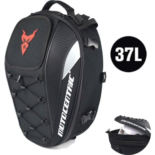 2021 Brand New Waterproof Motorcycle Tail Bag Multifunction Motorcycle Rear Seat Bag High Capacity Motorcycle Rider Backpack