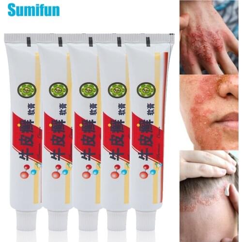 3/5pcs Sumifun Psoriasis Creams Dermatitis Ointment Body Eczema Psora Pruritus Itching Medical Plaster Herbal Ointment P1018
