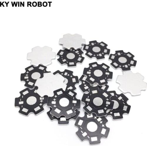 50PCS 1W 3W 5W LED Lamp PCB Board 20mm LED Aluminum Base plate for high power LED Beads LED Heat Sink high quality