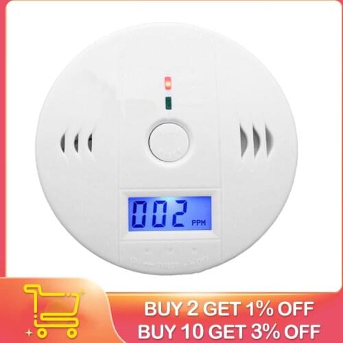 LCD Carbon Monoxide Detector CO Gas Warning Sensor Alarm Monitor Home Security Carbon Monoxide Tester