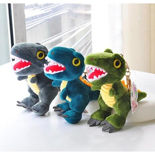 Dinosaur plush toy hobby cartoon tyrannosaurus plush toy pendant doll child keychain birthday Christmas gift