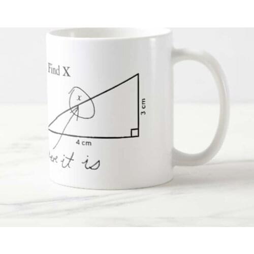 Find funny Math Test Coffee Mug Teacher Tea Cup Sweet Funny Mugs Cups for Girlfriend Boyfriend Novelty Valentine Colleague Fam