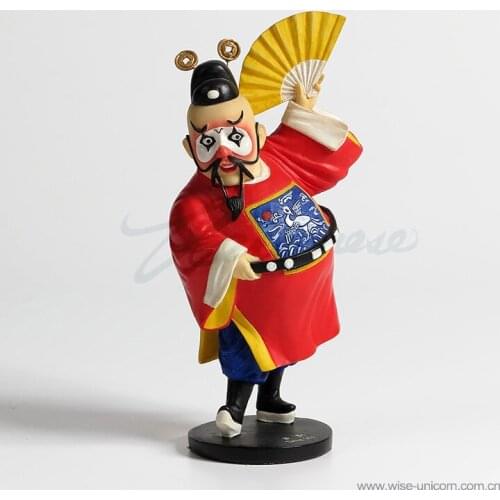 Creative ornaments Peking Opera in China Clown Fife home Factory Statue Figure sculpture Home factory accessories
