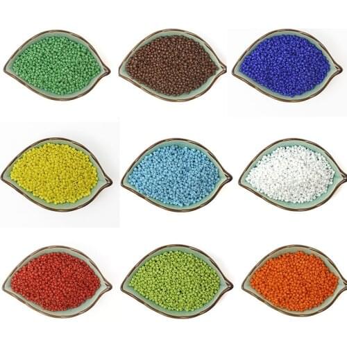 Hot Selling Approx 3000pcs 3mm Multi-color Czech Glass Seed Beads Solid Loose Spacer Beads for Jewelry Making Materials