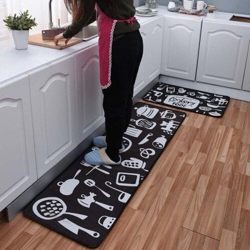 Cartoon Long Non-Slip Kitchen Mat Cover Absorbent Entrance Door Mat Prayer Carpet Bath Carpet Outdoor Corridor Area Carpet