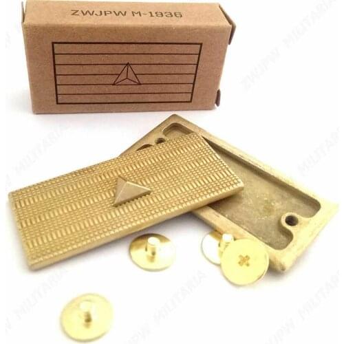 One star) WW2 CHINESE ARMY GENGERAL IRON PLATE COLLAR & IRON STAR VETERAN GIFT Soldier Military War Reenactments