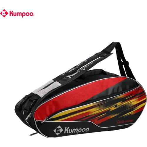 Original Kumpoo Badmenton Bag Sport Bag Gym Backpack for Men Women 6 Pack Hand-carrying Multifunctional Badminton Bag KB-067