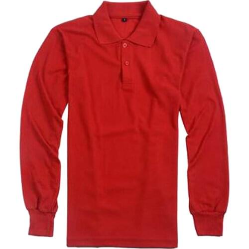 Casual Mens Women Solid Polo Shirts Long Sleeve Plus Size Shirt Cotton Polyester Unisex Slim Fit Breathable Camisas Polos Tops