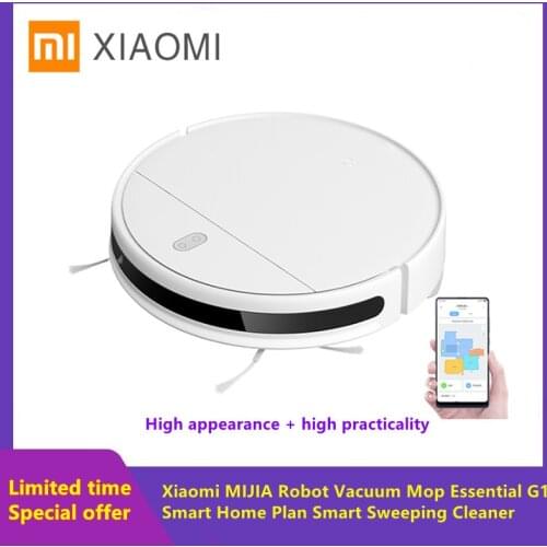 Xiaomi MIJIA Robot Vacuum Cleaner Mop Essential G1 Cleaner, suitable for home smart sweeper smart life plan