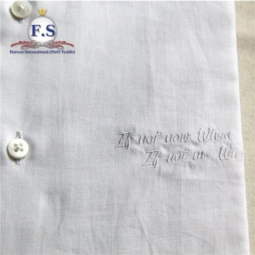 Made to measure pure linen or cotton linen or linen-look cotton shirt fabric for men dress shirts