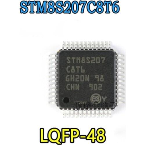 STM8S207C8T6 STM8S207C8 STM8S207 LQFP-48 MCU STM8S207C8T6