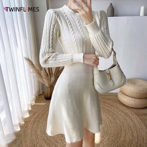 TWINFLAMES Fashionable Knitted Dresses