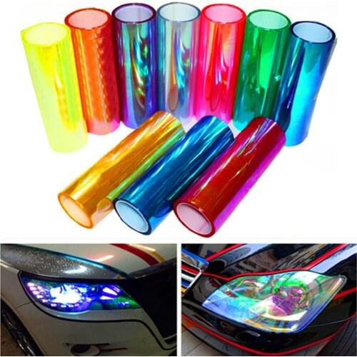 120*30cm High Quality car tinting car-styling Auto Car Tint Headlight Taillight Fog Light Vinyl Smoke Film 12 colour