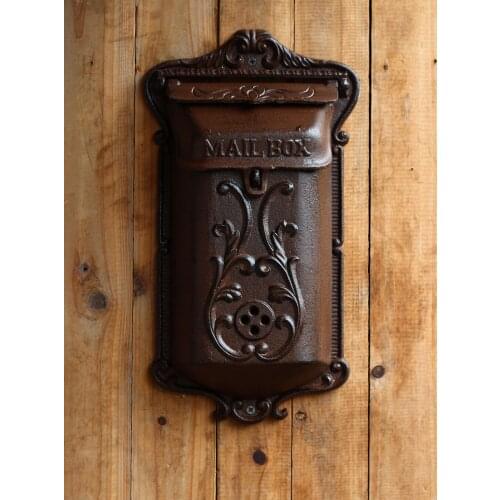 High Quality waterproof Vintage Newspaper Mailboxes Post Box Letter Box fashion Mailbox