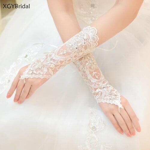 XGYBridal Fingerless Bridal Gloves