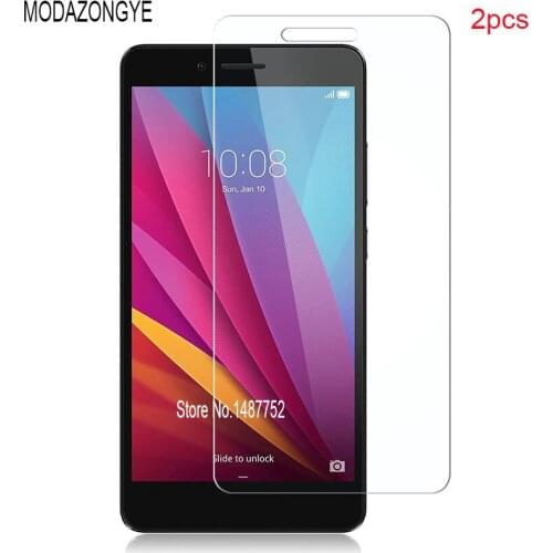 2pcs Huawei Honor 5X Tempered Glass Screen Protector Huawei Honor 5X KIW-L21 Screen Protector Glass Protective Flim 2.5D