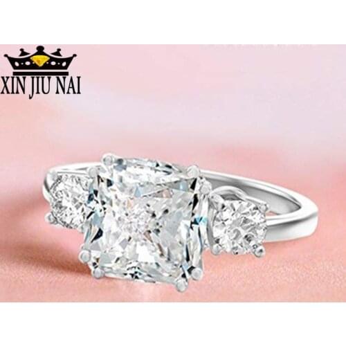 925anillos Silver Women Jewelry Gifts Hot Sell Silver Color Wedding Ring For Women New Engagement Femme Bijoux Fashion