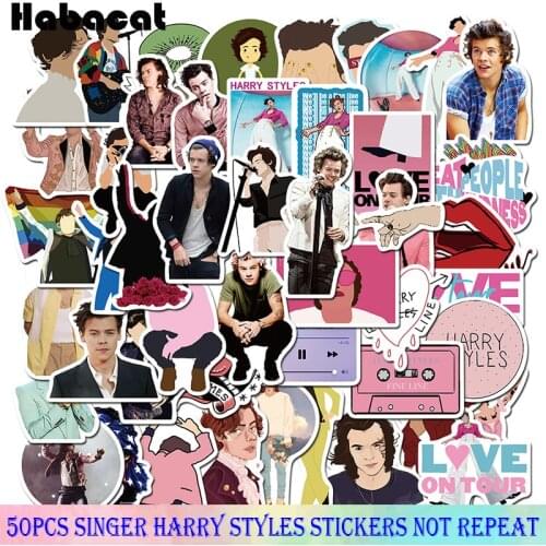 10/50Pcs/Pack British Singer Harry Edward Styles Stickers For Laptop Skateboard Luggage Refrigerator Motorcycle Guiter Pegatinas