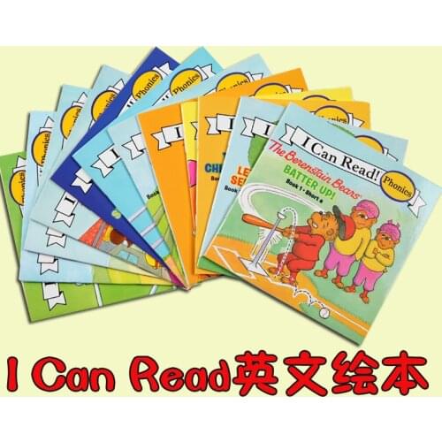 12 Books I Can Read Phonics Books My Very First Berenstain Bears English Picture Story Pocket Book for Children early education