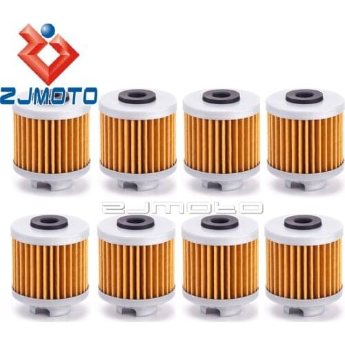 8 Piece Oil Filter For Honda ATC125M TRX125 Daytona Anima 150-190 4V CB50R DREAM 50R SSR 150/160 TX Engine Pit Bike Motorcycle