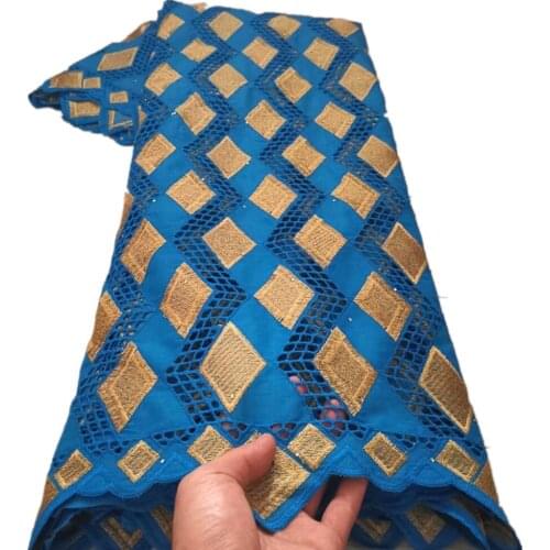 African Fabric Lace Swiss Voile Lace In Switzerland High Quality Cotton Embroidery Nigerian Women Dress Material YC-120