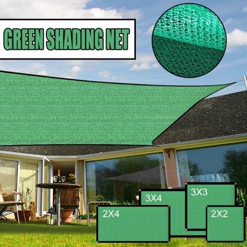 Anti-UV HDPE Green Sun Shading Net Outdoor Sunshade Net Garden Shelter Canopy Succulent Plant Gazebo Balcony Shade Netting Cloth