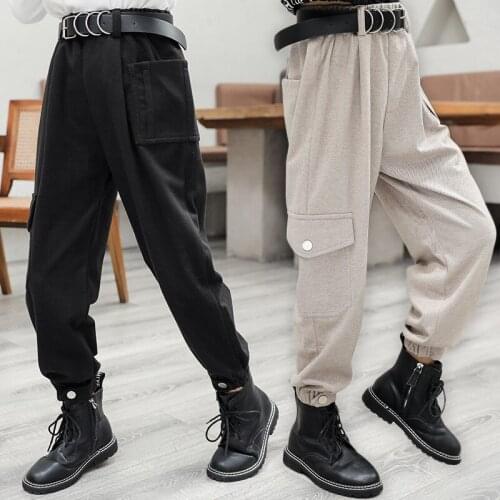Pants Korean Style Fashion Spring Autumn Cotton Sport Pants Enfant Garcon Kids Children Leisure Trousers