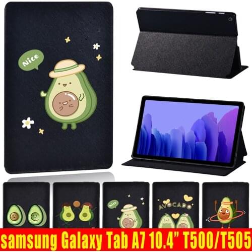 Tablet Case for Samsung Galaxy Tab A7 10.4 Inch 2020 T500/T505 Protective Case with Supporting Function+ Free Stylus