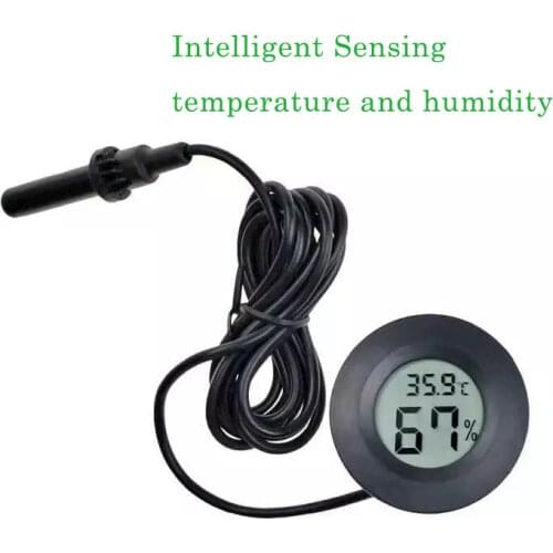 Digital Thermometer Hygrometer Meter For Reptile Turtle Terrarium Aquarium Tank Accessories Temperature Humidity