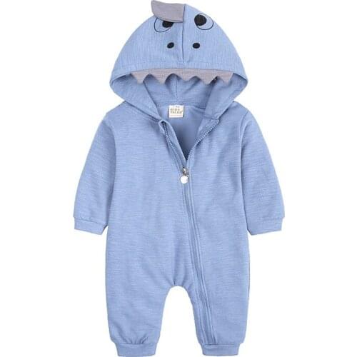 Newborn Infant Baby Romper Boys Girls Cartoon Long Sleeve Jumpsuit Outfits Spring Autumn Kids Clothes