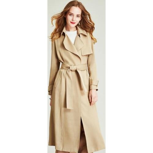 HAVVA Women's Long Trench Coats