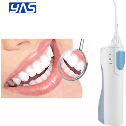 YAS Oral Irrigator Portable Cordless Irrigators Household Waterproof Clean Tooth Battery Water Flosser Teeth LV800