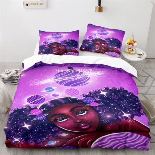 Cool Girl Sunflower Series Pattern Comfortable Duvet Cover Pillowcase Bedding Set Children Adult Bedroom Decor Colour Print
