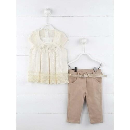 Cream Coffee Girl Child Suit