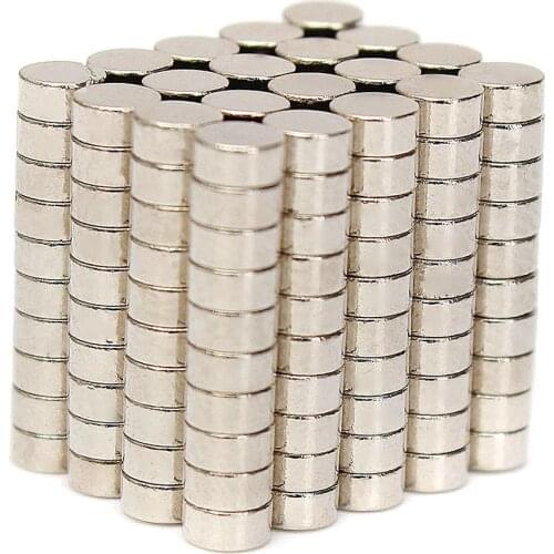 200Pcs 3x1.5mm N35 Strong Round Cylinder Blocks Rare Earth Neodymium Magnets