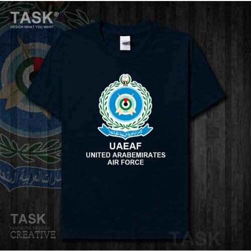 Air Force United Arab Emirates ARE UAE Emirati AE Short sleeve mens t shirt new Tops country cotton Army Tactical Military 01